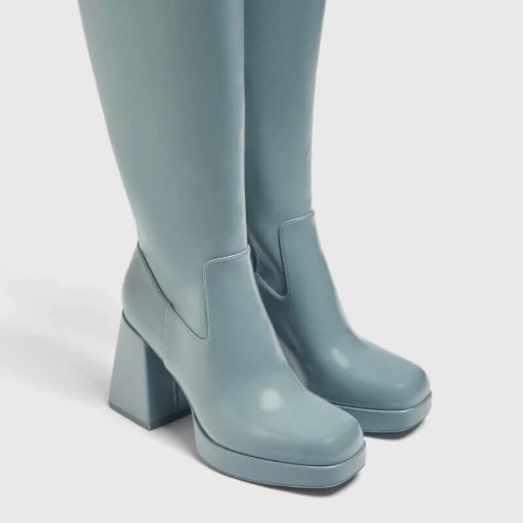 Pull&Bear Shoes - NWT PULL & BEAR Knee-High Heeled Boots sz 8